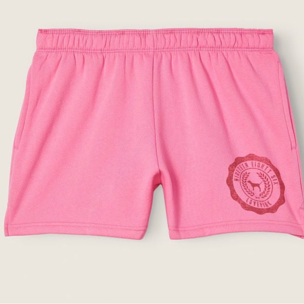 Victoria’s Secret Pink 2 Piece Set Dreamy Pink Racerback Tank & 3” Cotton Shorts - Picture 11 of 11